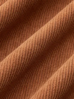 Corduroy Pleated Mini Skirt