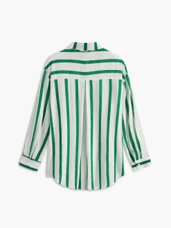 Cotton & Linen Stripe Shirt
