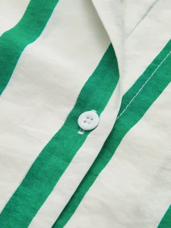 Cotton & Linen Stripe Shirt