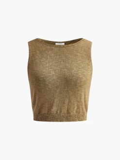 Cotton Blends Crop Top