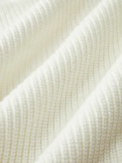 Cotton Blends Ribbed Sweater Vest