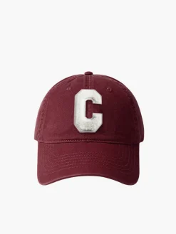Cotton C-Letter Soft Top Cap Hat
