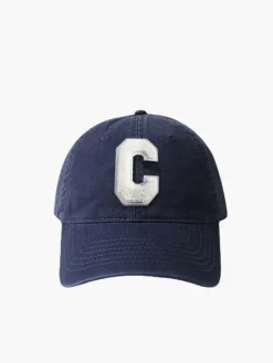 Cotton C-Letter Soft Top Cap Hat