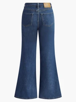 Cotton Denim Bootcut Jeans