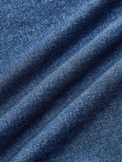 Cotton Denim Bootcut Jeans