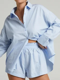 Cotton Melody Two Piece Shorts Set