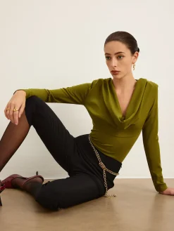 Cowl Neck Bodysuit