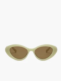 Cream Cat-Eye Sunglasses
