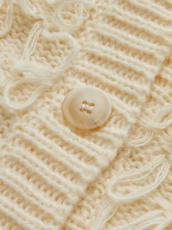 Creative Tassel Button Knit Outerwear