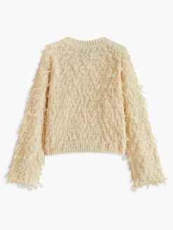 Creative Tassel Button Knit Outerwear