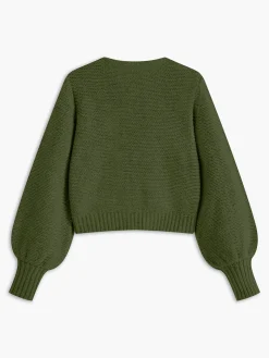 Crew Neck Bow Knit Top
