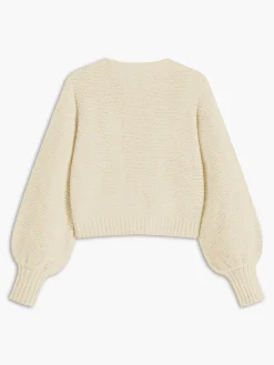 Crew Neck Bow Knit Top