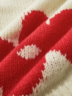 Crew Neck Flower Mechanism Knitting Top