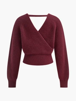 Criss Cross Cinched Sweater