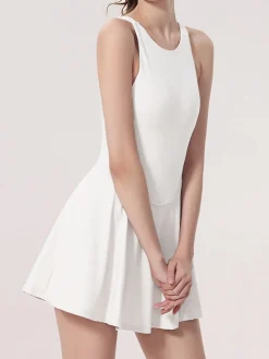 Criss Cross Jersey Active Dress