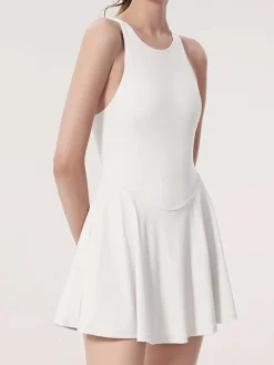 Criss Cross Jersey Active Dress