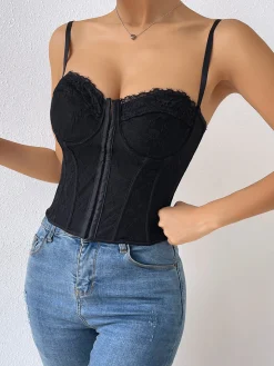 Criss Cross Lace Cami Top