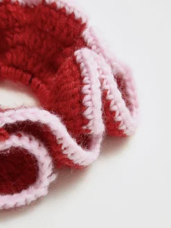 Crochet Ruffle Scrunchie