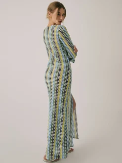 Crochet Vacation Split Long Dress