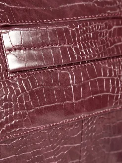 Crocodile Pattern Large Capacity Clutch Briefcase