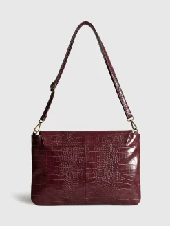Crocodile Pattern Large Capacity Clutch Briefcase