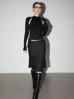 Crop Cutout T-Shirt