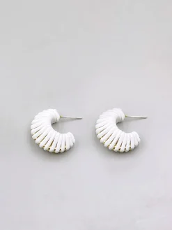 C-Shape Twist Stud Earrings