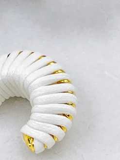 C-Shape Twist Stud Earrings