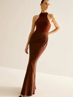 Cutout Panel Sexy Slim Dress