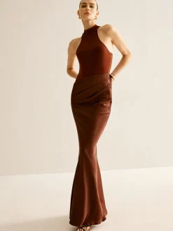 Cutout Panel Sexy Slim Dress