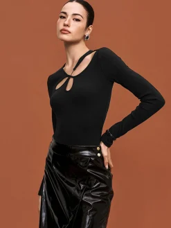 Cutout Skinny Bodysuit