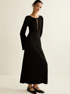 Cutout Soft Sweater Dress