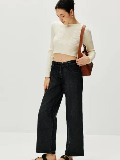 Cutout Tie Back Knit Cardigan