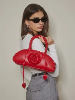 3D Flower Tassel Armpit Bag