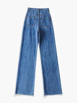 Denim Straight Leg Jeans