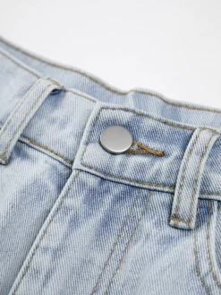 Denim Straight Leg Jeans