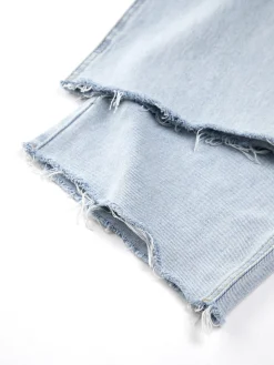 Denim Straight Leg Jeans