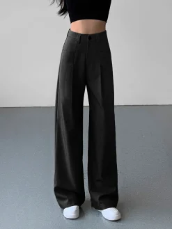Divine Pleat Wide Leg Dress Pants