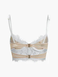 Double Hook Lace Crop Corset Top