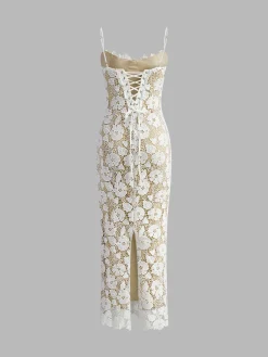 Double Layer Lace Cami Dress