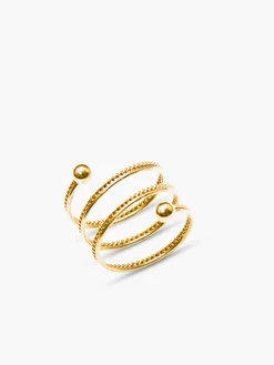Double Layer Spring Rotating Ring