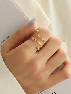 Double Layer Spring Rotating Ring