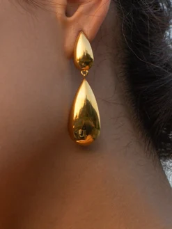 Double Teardrop Earrings