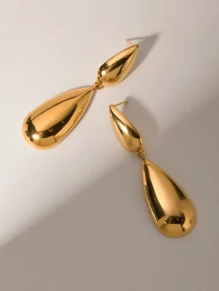 Double Teardrop Earrings