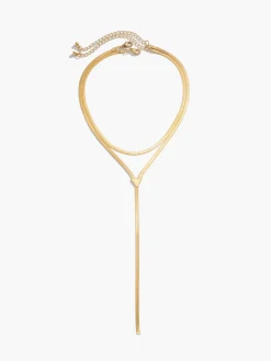Double-Layer Snake Tassel Necklace
