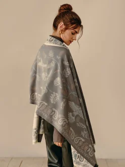 Double-Sided Large Scarf