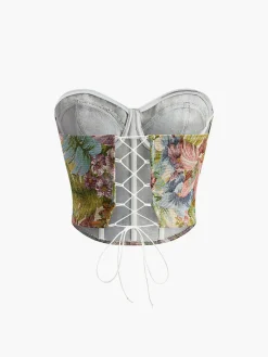 Drawstring Wrap Corset