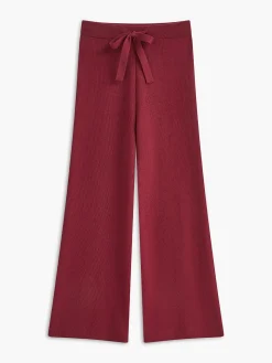 Drawstring Zipper Sweater Pants Set