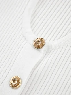 Effortless Keyhole Long Sleeve Knit Top