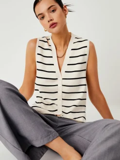 Effortless Stripe Vest